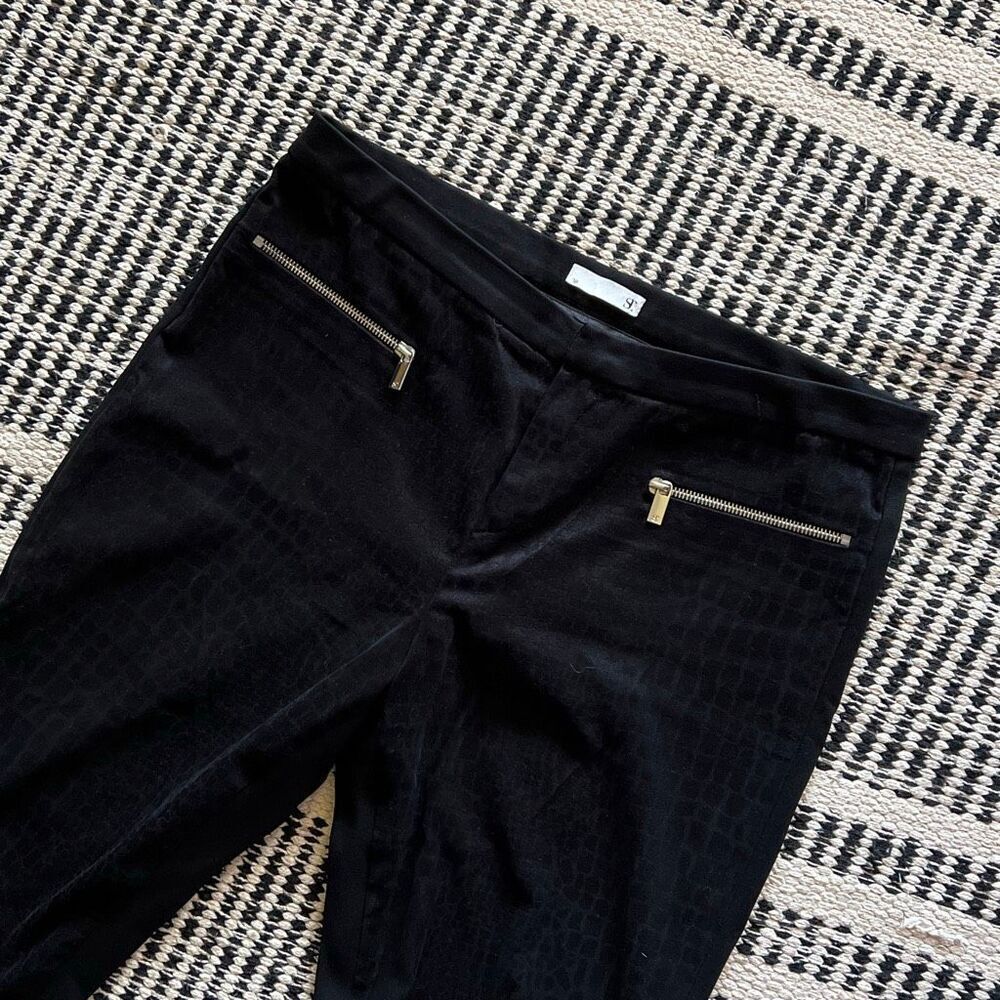 SuperTrash Size 38 ( 6 ) Black pants Suede casual pants - Picture 4 of 7